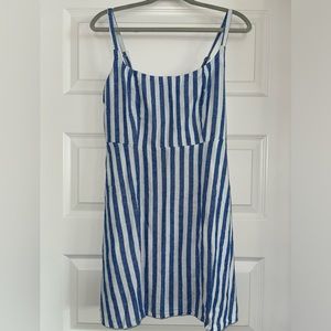 NWT Old Navy Blue and White Striped Dress